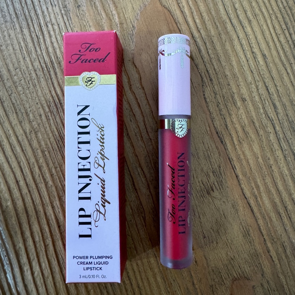 Too Face Lip Injection Liquid Lipstick in color Infatuated